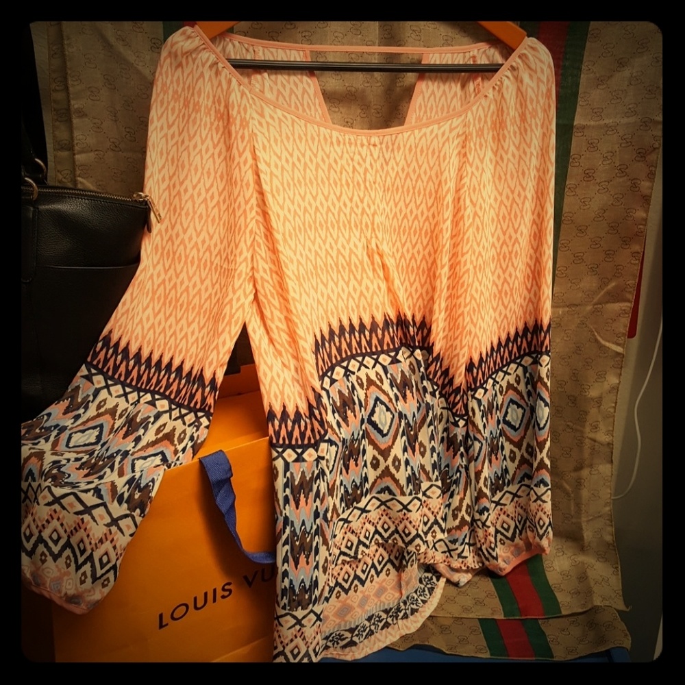 Anthropologie;Sweet Journey blouse Sz L ( 12-14)